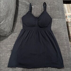 iLoveSia Black Tank with Breastfeeding Access Dress